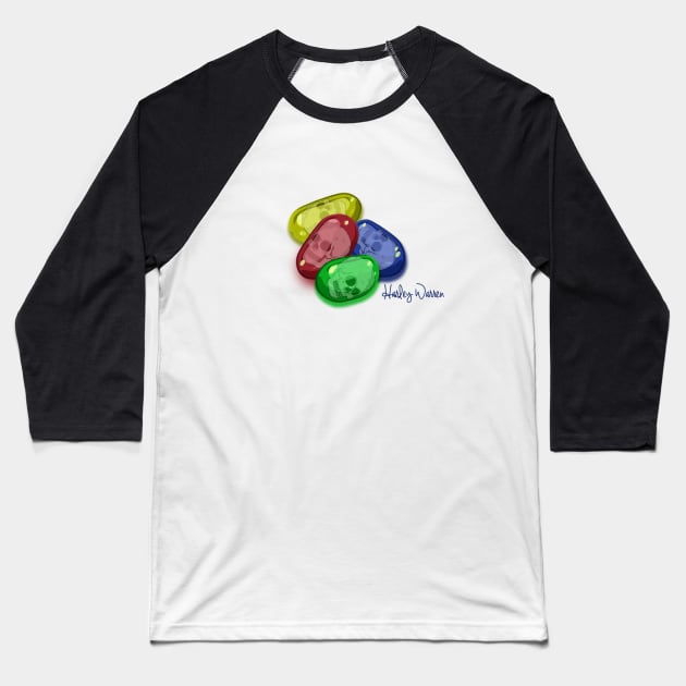 Jelly Beans Baseball T-Shirt by Harley Warren